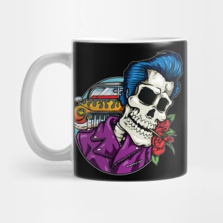 Rockabilly Skeleton Mug